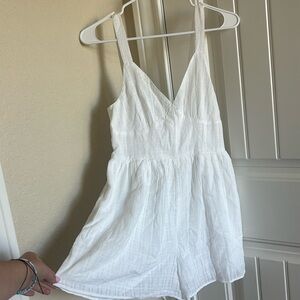 American Eagle white romper